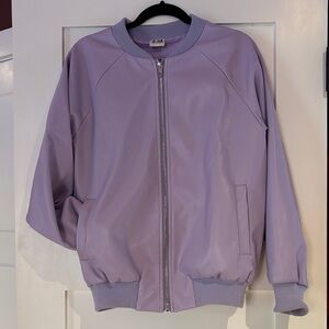 Lavender Bomber Jacket